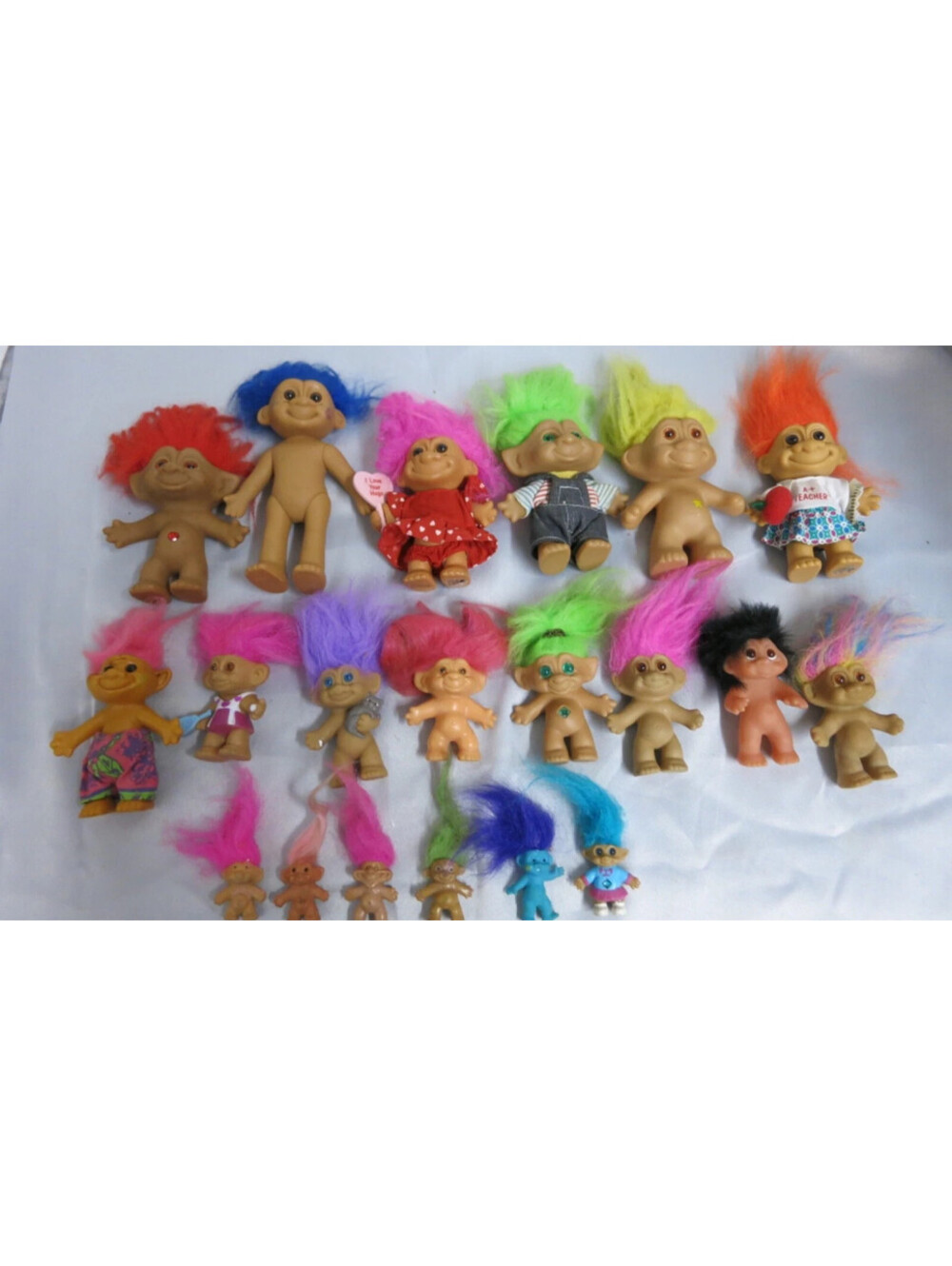 Lot of vintage Troll doll lot of 20